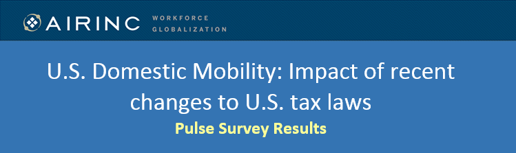 AIRINC REPORT: How the U.S. Tax Cuts and Jobs Act Impacts Domestic Mobility Programs AIRINC REPORT: How the U.S. Tax Cuts and Jobs Act Impacts Domestic Mobility Programs
