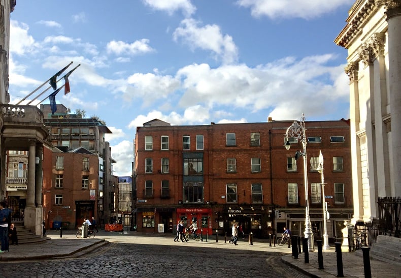 Dublin, Ireland as seen during a recent AIRINC cost of living survey.