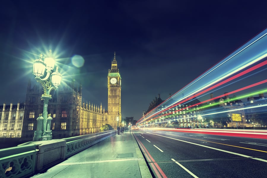 Big Ben from Westminster Bridge, London