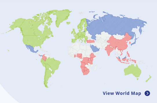 permits world map