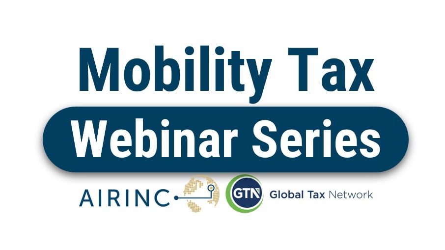 Image of the GTN and AIRINC webinar series on tax