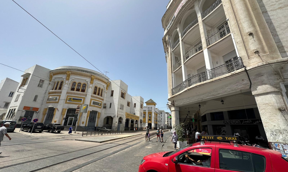 Image of taxis in Casablanca