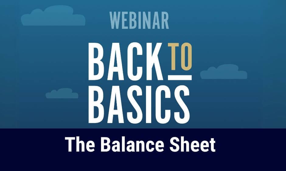 image of the balance sheet advertising a webinar