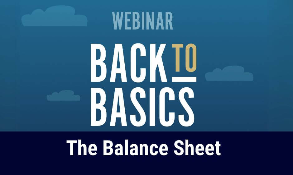 image of the balance sheet advertising a webinar