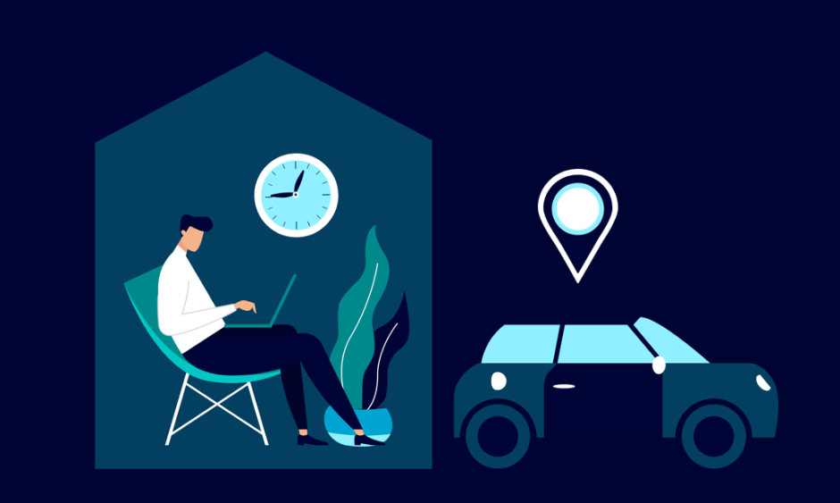 Image of a car and mileage rates