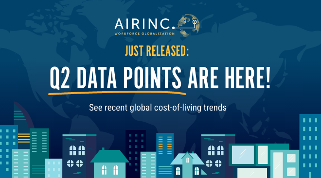 image representing data points from AIRINC showing houses around the world